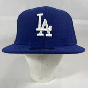 New Era 59FIFTY LA DODGERS FITTED HAT Royal Blue 2010 ASG SIDE Patch 7 1/4" NWT